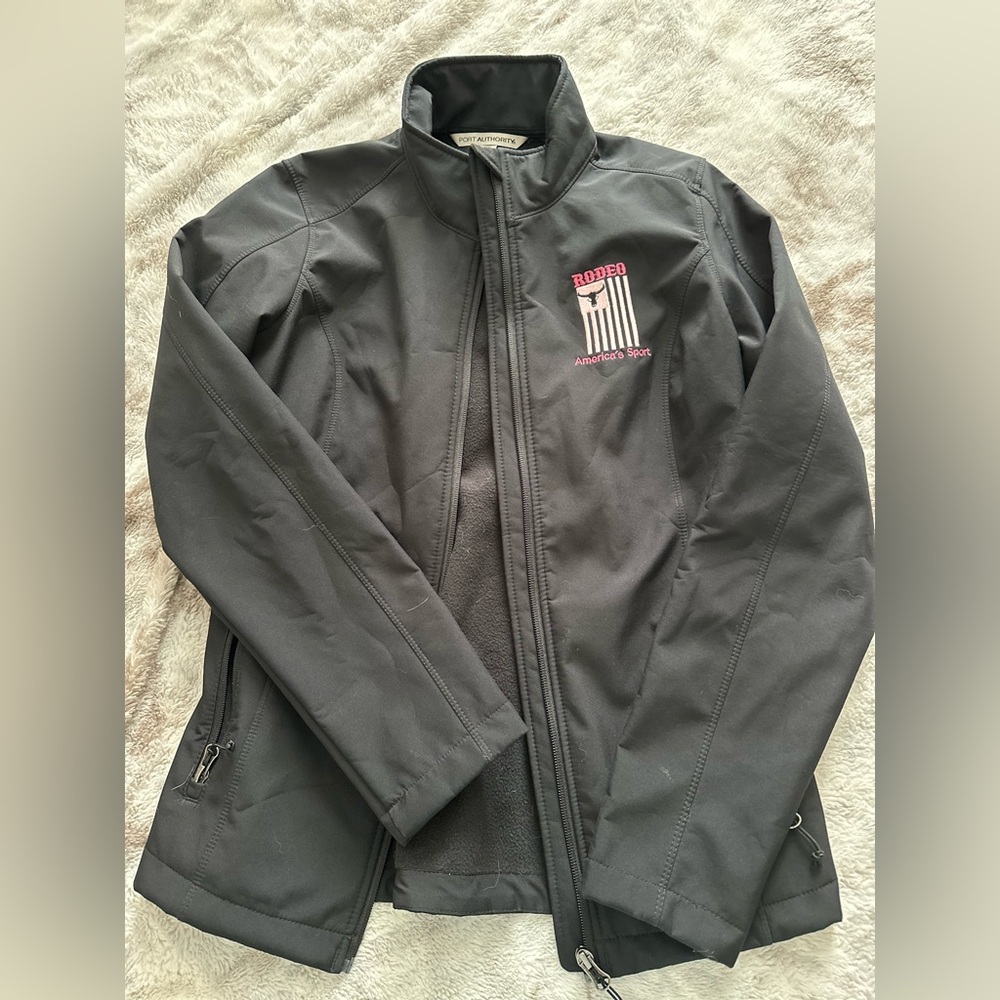 Port Authority Black Performance Jacket Weather-Resistant Softshell